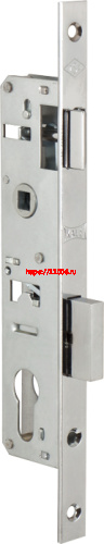 Корпус Kale kilit (Кале килит) узкопрофильного замка с защёлкой 153/P (20 mm) w/b (хром) Корпус Kale kilit (Кале килит) узкопрофильного замка с защёлкой 153/P (20 mm) w/b (хром)
