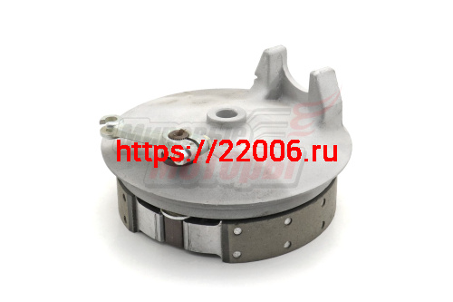 Барабан тормозной передний Восход в сборе с тормозными колодками (реставр.) Барабан тормозной передний Восход в сборе с тормозными колодками (реставр.)