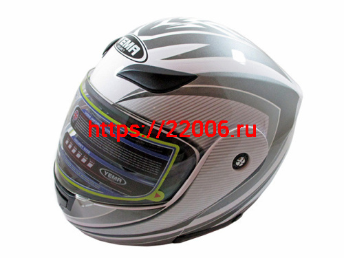 Мотошлем YM-921 серый (S) Мотошлем YM-921 серый (S)
