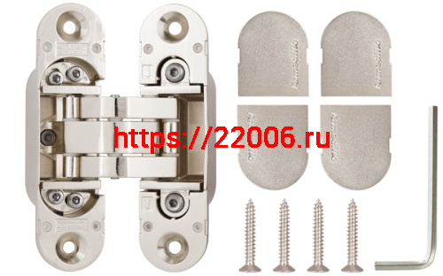 Петля Armadillo (Армадилло) скрытой установки U3D6000 SN (11160UN3D) мат. никель фото 3 Петля Armadillo (Армадилло) скрытой установки U3D6000 SN (11160UN3D) мат. никель фото 3