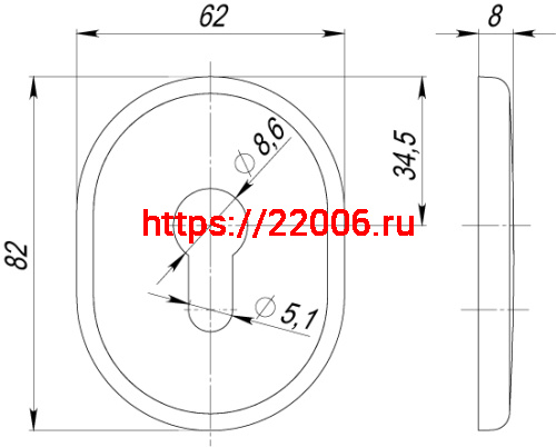 Декоративная накладка Armadillo (Армадилло) на цилиндр ET-DEC (ATC Protector 1) SN-3 Матовый никель фото 3 Декоративная накладка Armadillo (Армадилло) на цилиндр ET-DEC (ATC Protector 1) SN-3 Матовый никель фото 3