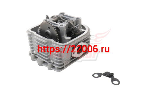 Головка цилиндра 4х такт. дв.153QMI (53,0мм,125см3) (d=23/27,h=73мм)в сборе (клапаны,пруж.,распредв) Головка цилиндра 4х такт. дв.153QMI (53,0мм,125см3) (d=23/27,h=73мм)в сборе (клапаны,пруж.,распредв)