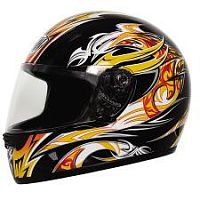 Мотошлем THH TS-38 №3 black/yellow (M)