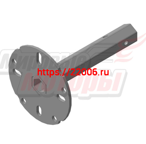 Ступица колеса МБ вал S24 (универсальная на 4 и 5отв., L=250мм) без выступа Ступица колеса МБ вал S24 (универсальная на 4 и 5отв., L=250мм) без выступа