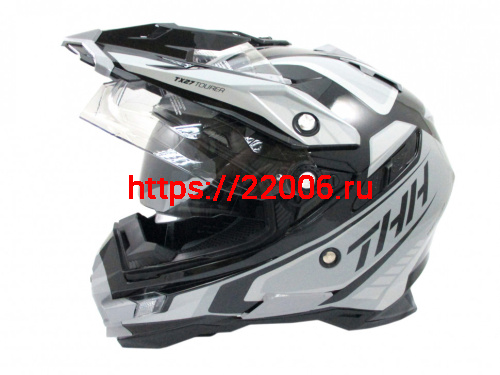 Мотошлем THH TX-27 №3 black/grey (M)