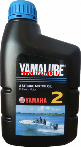 Масло 2Т Yamalube полусинтетика для лодочных моторов (1литр)
