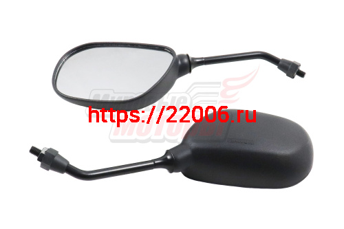 Зеркала чёрные d8 YB50QT-3 Racer Meteor Зеркала чёрные d8 YB50QT-3 Racer Meteor