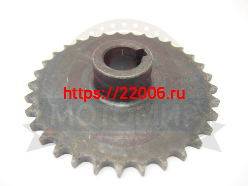Звезда 33 зуб. (428) цепи, 12.7шаг, на вал d25мм, h29мм, шпонка 8мм, мотобуксировщик Звезда 33 зуб. (428) цепи, 12.7шаг, на вал d25мм, h29мм, шпонка 8мм, мотобуксировщик