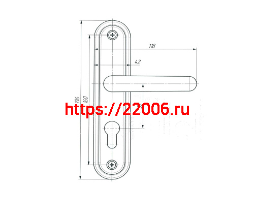 Ручка дверная Absolyute (Абсолют) на планке РФ1-55.08 (медь антик) фото 2 Ручка дверная Absolyute (Абсолют) на планке РФ1-55.08 (медь антик) фото 2