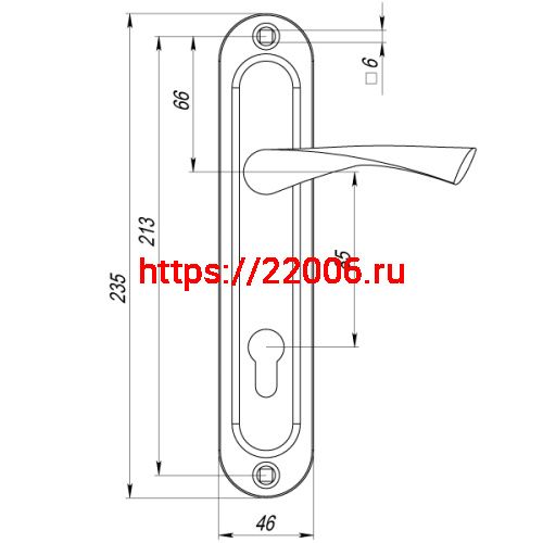 Ручка Punto (Пунто) на планке HANDLE90.CRONA.18-85 (P90 8518 CRONA) СP хром фото 3 Ручка Punto (Пунто) на планке HANDLE90.CRONA.18-85 (P90 8518 CRONA) СP хром фото 3
