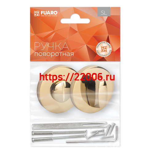 Ручка Fuaro (Фуаро) поворотная BK6.R.SLR52 (BK6 SLR) GOLD-24 (золото 24к) фото 2 Ручка Fuaro (Фуаро) поворотная BK6.R.SLR52 (BK6 SLR) GOLD-24 (золото 24к) фото 2