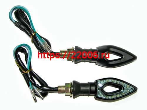 Указатель поворота светодиодный №08 (MINI-LED-08) (2 штуки) Указатель поворота светодиодный №08 (MINI-LED-08) (2 штуки)