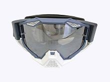 Очки YH-147 оправа серая матовая, линза серая зеркальная с защитой носа