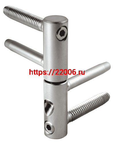 E01150.16.15 AGB (АГБ) (ex. E01150.16.04) Петля ввертная 3-D серия (бихром) E01150.16.15 AGB (АГБ) (ex. E01150.16.04) Петля ввертная 3-D серия (бихром)