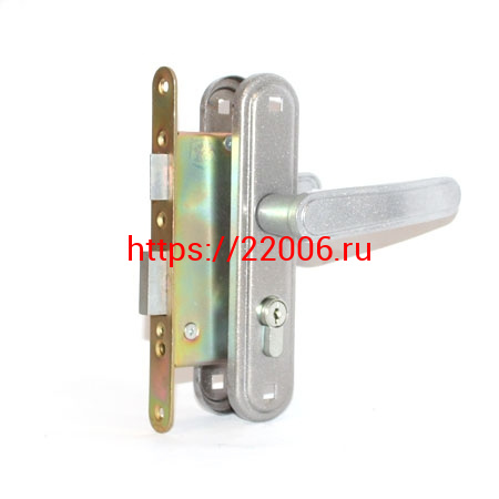 Замок Zenit (Зенит) врезной цилиндровый с защёлкой в комплекте с ручкой ЗВ4-3.03 (бриллиант), 4 кл. Замок Zenit (Зенит) врезной цилиндровый с защёлкой в комплекте с ручкой ЗВ4-3.03 (бриллиант), 4 кл.