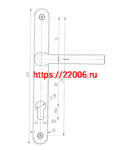 Ручка дверная Zenit (Зенит) на планке РФ1-85.25 (85 мм) белый фото 2 Ручка дверная Zenit (Зенит) на планке РФ1-85.25 (85 мм) белый фото 2
