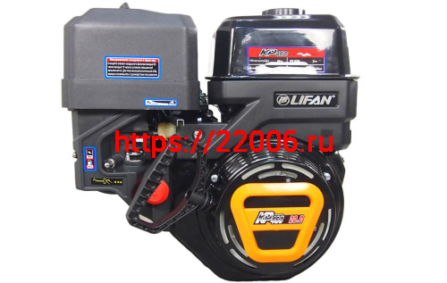 Двигатель LIFAN 20 л.с. 192F-2T (KP460) (вых. вал d25 мм) с катушкой освещения 11А 144Вт