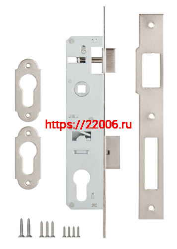 Корпус Kale kilit (Кале килит) узкопрофильного замка с защёлкой 153 (25 mm) w/b (никель) фото 2 Корпус Kale kilit (Кале килит) узкопрофильного замка с защёлкой 153 (25 mm) w/b (никель) фото 2