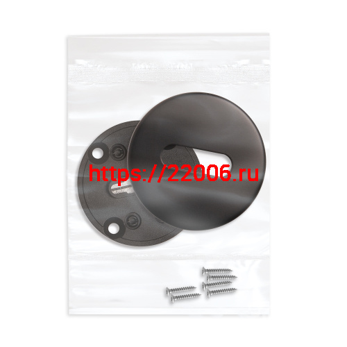 Накладка Fuaro (Фуаро) на сувальдный замок ESC.S-auto.RLR/R.486 BL-24 черный (1шт.) фото 2