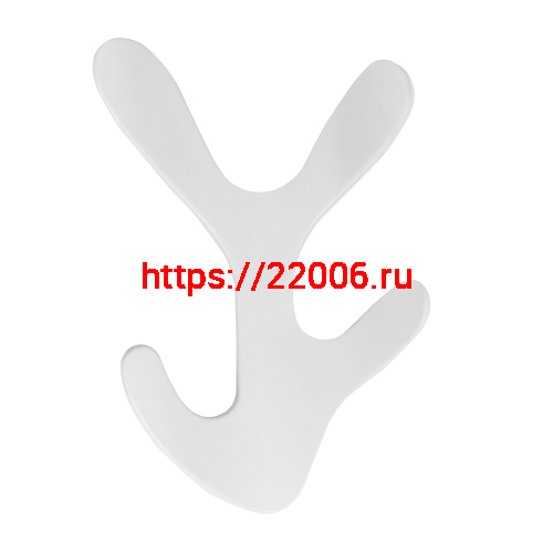 Крючок Ajax (Аякс) настенный MB-LM/K-005 WH белый фото 5