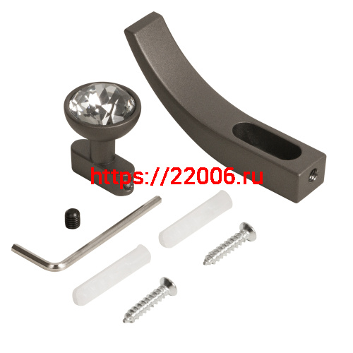 Крючок Ajax (Аякс) настенный MB-LM/K-004 GR графит фото 4 Крючок Ajax (Аякс) настенный MB-LM/K-004 GR графит фото 4