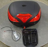 Кофр задний пластик JX  А-109, 43 л., черный