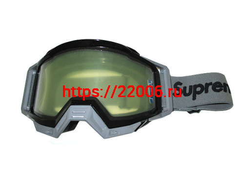 Очки 815-191 оправа черная, линза прозрачная двойная Supreme Очки 815-191 оправа черная, линза прозрачная двойная Supreme