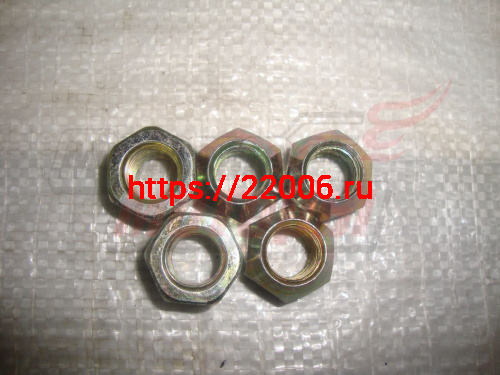 Гайки крышки заднего тормозного барабана трицикл LF200ZH-2 (КОМПЛ=5 шт.) (оригинал, заводск. Lifan) Гайки крышки заднего тормозного барабана трицикл LF200ZH-2 (КОМПЛ=5 шт.) (оригинал, заводск. Lifan)