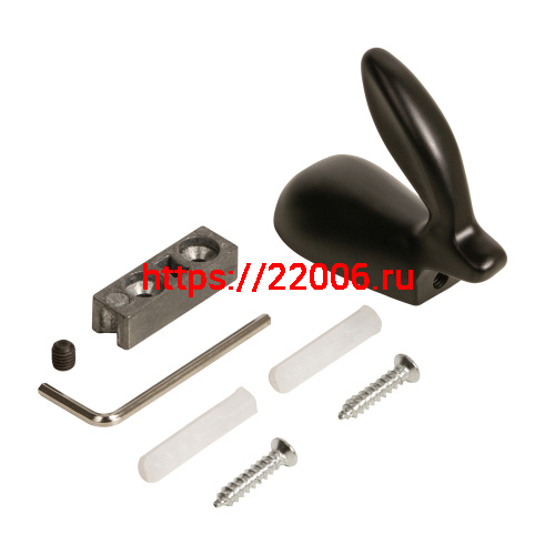 Крючок Ajax (Аякс) настенный MB-LM/K-001 BL черный фото 4 Крючок Ajax (Аякс) настенный MB-LM/K-001 BL черный фото 4