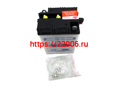 Аккумулятор Moratti 6N14 (6V/14 Ah сух.зар.б/эл. 105x77x140 )