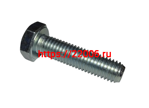 Болт оси катка М10*40мм (М10*35мм) оц.кл.пр.8,8 DIN 933 Болт оси катка М10*40мм (М10*35мм) оц.кл.пр.8,8 DIN 933