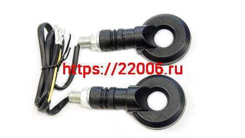 Боковой фонарь (LED) (компл. - 1 пар) SMP-13 черные фото 2