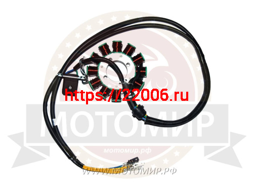 Зажигание 157FMI голое (без маховика) 12 катушек Трицикл Lifan (магнето)