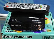 T39 DVB-T2 HDTV World Vision Цифровой эфирный ресивер 
