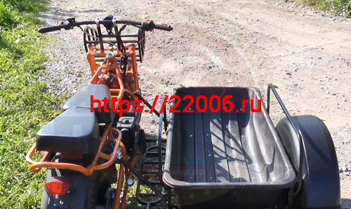 Прицеп боковой для мотоциклов СКАУТ-3 (без корыта С ПОДВЕСКОЙ (Невозможна регистрация в ГИБДД)