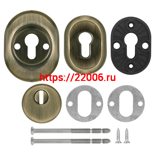 Броненакладка Fuaro (Фуаро) DEF.CRE/OV-set.9726 (DEF 9726) M6x90 врезная с чашкой AB-6 зелёная бронза фото 2 Броненакладка Fuaro (Фуаро) DEF.CRE/OV-set.9726 (DEF 9726) M6x90 врезная с чашкой AB-6 зелёная бронза фото 2