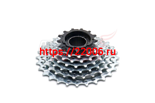 Блок спортивный 7 звезд (Трещотка 13-28 зуб.) "SUNRACE" (MFM2A 7CS)хром Блок спортивный 7 звезд (Трещотка 13-28 зуб.) "SUNRACE" (MFM2A 7CS)хром