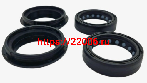 Сальники + пыльники передней вилки (33*43*10.5)+(33*43*14) (комп 4шт) Сальники + пыльники передней вилки (33*43*10.5)+(33*43*14) (комп 4шт)