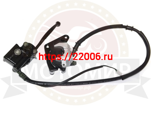 Гидравлика передняя в сборе YBR125 с 2009 года (L-850mm, 1 поршень) фото 2 Гидравлика передняя в сборе YBR125 с 2009 года (L-850mm, 1 поршень) фото 2