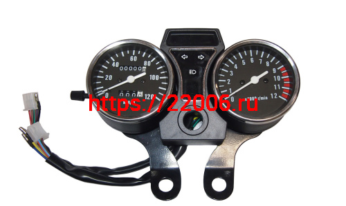 Щиток приборов №2 в сборе"Альфа" с эл.тахометром гнездо на 13(14) проводах